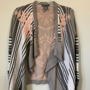 Grey and Pink Cardigan
